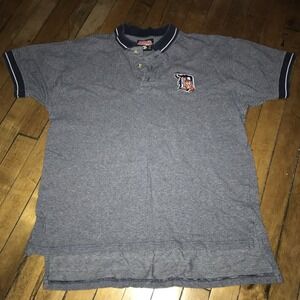 Stitches MLB Detroit Tigers Embroidered Polo‎ Gen Merch Mens Size Medium